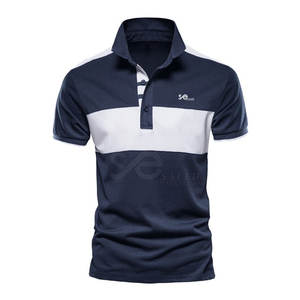 Chemise à manches courtes pour homme, design unique, polyester/coton, couleur unie, respirante, séchage rapide - Product Image 1