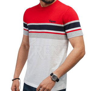 Wholesale 230gsm Heavyweight Cotton Bamboo Fiber Oversized Boxy Hip Hop T-Shirt Custom Designed Patterned Regular Length Men - Product Image 1