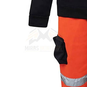 Combinaison de travail globale en nylon haute visibilité respirant avec logo personnalisé combinaison de sécurité imperméable pour les travailleurs de la construction - Product Image 2