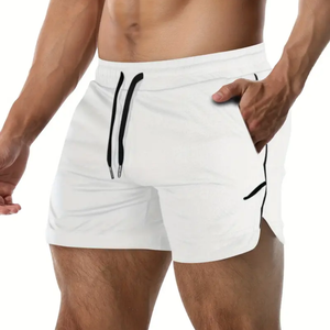 Short de sport pour hommes de haute qualité séchage rapide coton Polyester brodé Logo décontracté poches latérales anti-rides short de bain - Product Image 6