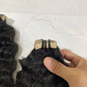 Extensiones de cabello humano 100% virgen, venta al por mayor, barato, Europeo, una sola cara, Remy, cinta para cutícula, extensiones de cabello - Product Image 2