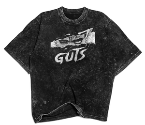 Camiseta de lavado ácido de gran tamaño personalizable para hombre, camiseta Vintage lavada pesada 240 GSM 100% algodón Bangladesh de talla grande transpirable - Product Image 1