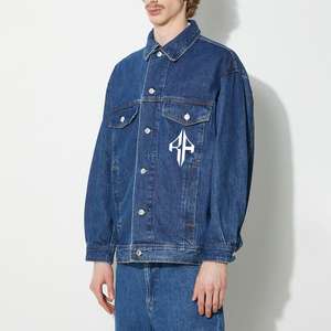 Nuevo Color personalizado OEM/ODM Servicio Hombres 100% Algodón Alta calidad Stand Collar Winter Denim Chándal por ATLANTIC - Product Image 4