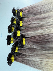 ผมต่อแบบปลายแบนสำหรับขายส่ง ผมแท้แบบตรง เคราตินแบบติดล่วงหน้า สีตามสั่ง - Product Image 6