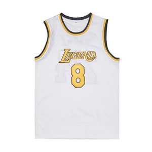 Vente en gros de vêtements de basket-ball unisexe personnalisés vêtements de sport d'été respirants short en jersey avec logo imprimé chemise de gilet de basket-ball - Product Image 2