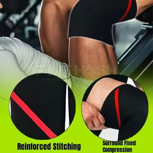 Rodilleras de doble capa para levantamiento de pesas, powerlifting y entrenamiento en el gimnasio para entrenamiento de la parte inferior del cuerpo - Product Image 4