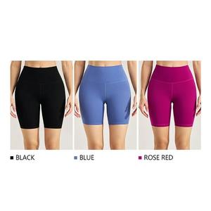 Short de yoga taille haute pour femme avec logo personnalisé vente en gros vêtements de fitness grande taille respirant séchage rapide short de motard - Product Image 6