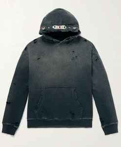 Sweat à capuche surdimensionné en molleton français 2024, 500 g/m², anti-rétrécissement, 100 % coton, design doublé, fabrication, lavage à l'acide délavé, tricoté - Product Image 6