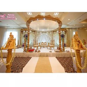 Merveilleux décor de mariage Hindu Roshni Mandap configuration Gujarati cérémonie de mariage Mandap Maharani décor de mariage intérieur Vidhi Mandap UK - Product Image 1