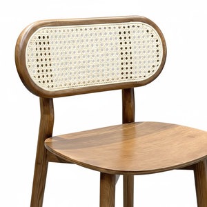 Contemporary Wooden Frame Bar <b>Stool</b> <b>with</b> Mesh <b>Back</b> GBSK013 for Farmhouse Kitchen Dining Room Home Bar Made From PU Material - Product Image 4