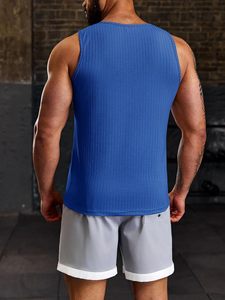 <b>Men's</b> Ribbed UPF 50+ Quick Dry Tank Top Summer Workout Muscle Sleeveless <b>Shirts</b> Plus Size <b>for</b> <b>Swim</b> Beach Bodybuilding - Product Image 3