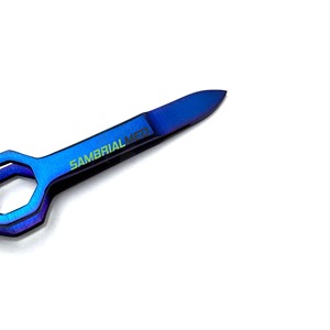 Fórceps de extracción FUE Foerster de titanio de calidad superior Instrumentos de Trasplante de Cabello dentado curvo CE DIN EN ISO 13485 - Product Image 3