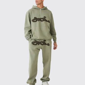 Chándales Deportivos Personalizados de Alta Calidad para Hombre al por Mayor, Diseño Personalizado y Lavado Ácido, Chándal Nuevo con Logotipo Personalizado para Hombre - Product Image 1