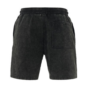Short délavé à l'acide à impression bouffante 3D personnalisée pour hommes en coton vintage avec effet délavé par le soleil et les pierres - Product Image 2