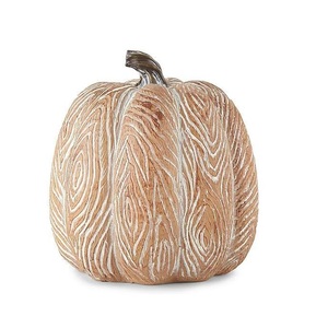 Large handcrafted wooden pumpkin stand with natural wood grain design <b>for</b> festive thanksgiving halloween fall party <b>decorations</b> - Product Image 5