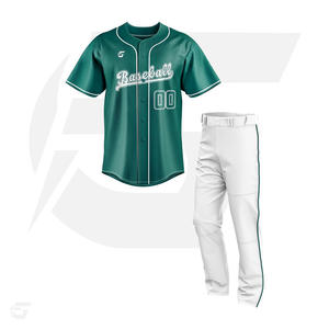 Venta al por mayor de fábrica, uniforme de béisbol de impresión personalizada para hombre, camiseta de béisbol de manga corta de talla grande - Product Image 4