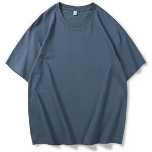 Camiseta en blanco personalizada de alta calidad para hombres y mujeres 100% varios cuello logo camiseta para hombres DDP envío - Product Image 3