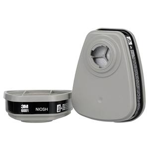 Cartouche de vapeur organique 3M 6001 certifiée NIOSH pour une protection respiratoire dans les environnements exposés aux produits chimiques - Product Image 2