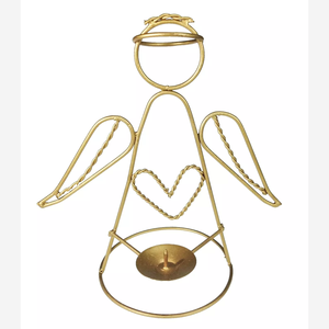 Portavelas de metal decorativo y exigente en forma de mariposa, portavelas votivo de placas de oro de calidad garantizada a un precio razonable - Product Image 3