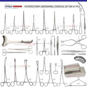 Ensemble d'instruments chirurgicaux pour épisiotomie et péripérinotomie Cerahi Industries, 20 pièces, instruments chirurgicaux gynécologiques en acier inoxydable, manuel - Product Image 3
