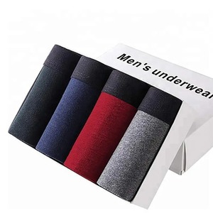 Bóxer corto de algodón para hombre, ropa interior Sexy, venta al por mayor - Product Image 1