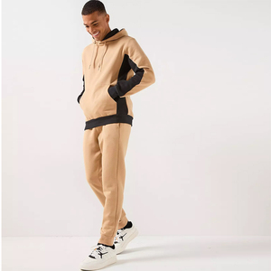 Trajes Deportivos de Buena Calidad para Hombre, Color Sólido, Felpa de Algodón, Tallas Grandes, Ropa de Entrenamiento, Trajes Deportivos para Correr con Bolsillo - Product Image 4