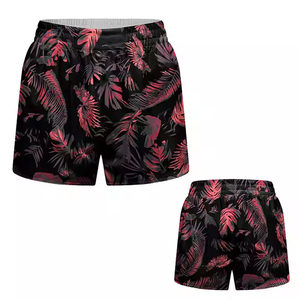 Shorts de Baño Premium para Hombre al por Mayor, Estampado Floral Rosa, con Bolsillos, Transpirables, Resistentes al Viento, Sexy, 100% Algodón - Product Image 5