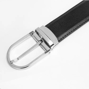 Cinturón de piel de vaca de diseñador de cocodrilo de nuevo diseño personalizado con hebillas en L Cinturones de PU y plástico - Product Image 3