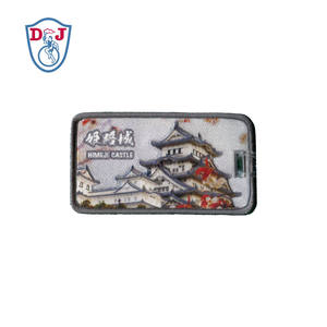 ป้ายติดกระเป๋าเดินทางผ้าแบบกำหนดเอง ปักลาย พร้อมพิมพ์ลายแบบระเหิด ป้ายกระเป๋าเดินทาง ญี่ปุ่น ลอนดอน ฝรั่งเศส - Product Image 4