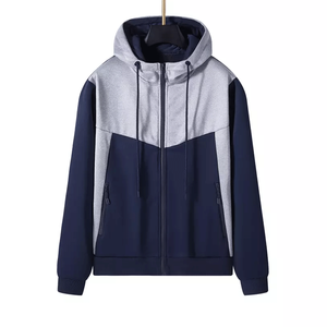 Ensemble de survêtement 100% coton pour hommes Sweat-shirt de créateur à poches zippées de haute qualité Joggers pour l'hiver imprimé - Product Image 2