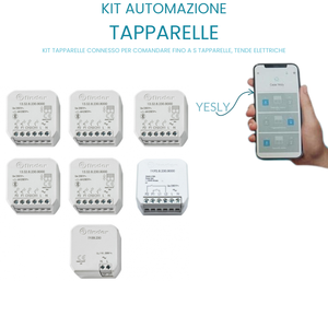 Kit di automazione intelligente con tende elettriche controlla fino a 5 persiane e tende Smart Yesly - Product Image 5