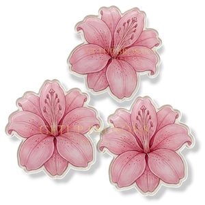 Support à cils en acrylique personnalisé, multifonctionnel et durable, pour la formation en extension de cils, avec poignée en forme de cœur, papillon ou ovale, pour la beauté - Product Image 3