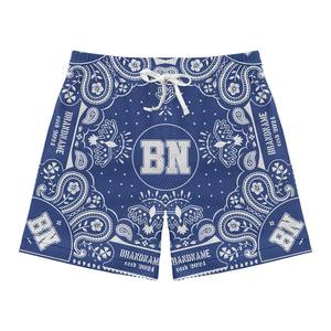Pantalones cortos ajustados regulares de baloncesto de poliéster de malla para hombre, de estilo personalizado de moda ropa de calle, pantalones cortos de malla - Product Image 4