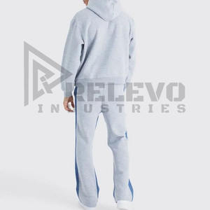 Dernier modèle de survêtement pour homme, coupe ajustée, design personnalisé, survêtement uni, logo personnalisé, survêtement de jogging pour homme - Product Image 4