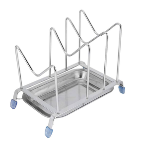 Support de planche à découper en métal de mode personnalisé avec égouttoir Blocs à découper de qualité supérieure au coût le plus bas - Product Image 5