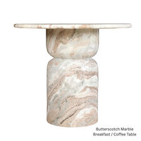 Table à manger sur piétement en marbre exotique, base en pierre artistique, couleur personnalisée, design moderne minimaliste de luxe, mobilier de salle à manger