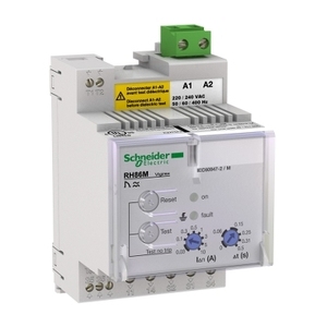 Relè di Protezione da Corrente Residua SCHNEIDER ELECTRIC 56500 VigiPacT RH86M 30mA-10A 220/240VAC 50/60Hz Montaggio su Guida DIN - Product Image 1