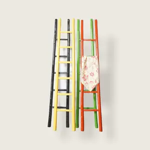 Household ladder other style customizable colors bamboo wooden ladders wholesale from Vietnam supplier