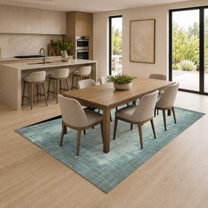 <b>RUGS</b> DEPOT LXDP-0580 Wholesale Grey <b>Silver</b> Minimalist Designer Digital Printed Machine Washable Chenille Area <b>Rug</b> Non Slip - Product Image 4