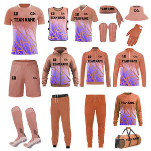 Conjunto de Uniforme de Fútbol Personalizado para Adultos, Tela Inteligente de Poliéster/Algodón, Secado Rápido, para Verano - Product Image 6