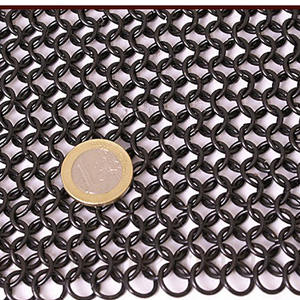 Cota de malla antigua Hauberk bruñida y pulida armadura de metal impresión offset artículo de regalo - Product Image 4