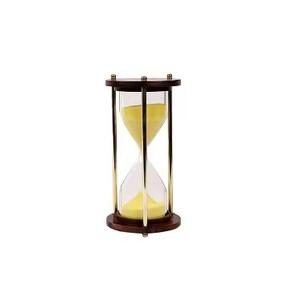Horloge de sable en métal plaqué or et verre de qualité supérieure Minuterie de sable en verre pour la décoration intérieure et les cadeaux But Vente chaude - Product Image 3