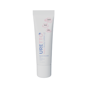 Lotion corporelle bio URETTO 200ml pour bébé avec vitamine E, huile de massage nourrissante et hydratante, huiles essentielles relaxantes, éclat adoucissant - Product Image 1
