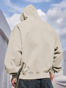 ผู้ผลิตแบรนด์ชั้นนำ เสื้อฮู้ดดี้โอเวอร์ไซส์ ยูนิเซ็กส์ รุ่นเรโทร 420 GSM ผ้าบาติก ย้อมสีแบบแอซิดวอช 100% - Product Image 6