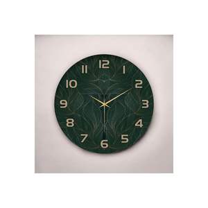 Impression colorée à motifs 50cm en bois Table silencieuse horloge murale idée cadeau parfaite - Product Image 4