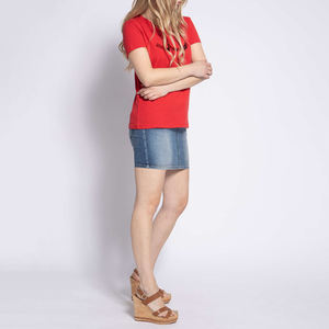 Camisetas de Algodón Orgánico 100% para Mujer, Nuevo Estilo, Protección UV, 220g, Ropa Casual de Invierno, Suministro al por Mayor, Personalizadas - Product Image 3