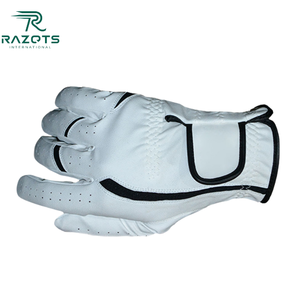 Guantes de golf transpirables con protección UV personalizados Super September, equipo deportivo OEM de piel de oveja Cabretta de alta calidad para uso manual - Product Image 6