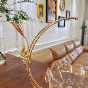 Cuenco Decorativo con Forma de Flor y Base de Luna, Ideal para Decoración del Hogar, Exhibición en Mesa de Centro y Estilo de Lujo, Venta al por Mayor desde India - Product Image 6