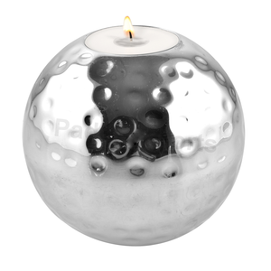 เชิงเทียนสแตนเลสรูปทรงกลม เป็นมิตรกับสิ่งแวดล้อม สำหรับตกแต่งบ้าน สำหรับเทศกาลอีสเตอร์ วันวาเลนไทน์ คริสต์มาส และวันเกิด - Product Image 2