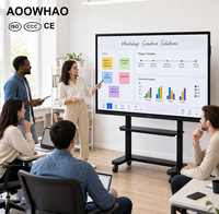 Интерактивная панель OEM/ODM 4K UHD AI Smart Whiteboard для офисных совещаний и обучения в классах
